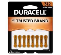 EasyTab Hearing Aid Batteries, Size 312, 24 count-Duracell-4133365982
