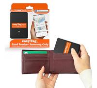 easyTag Card Tracker (Samsung Only) - Slim and Global Tracking Smart Tag for Wallets, Bags, Suitcases and Luggage. Rechargeable Smart Tag Compatible with Samsung SmartThings App