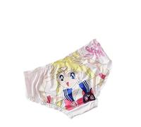 EasyTalk Kawaii Anime Character Women's Cute Panties, Lolita Pants, Bowknots Cartoon Print Underwear, Soft Rayon Fabric, fit for High School Students (UK, Alpha, XL, Regular, Regular, 40308S-Pink)