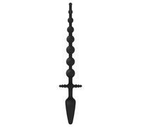 EasyToys - 2-in-1 Anal Plug (Black)