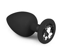 EasyToys Anal Collection Diamond Plug, Black, Large