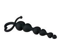 EasyToys - Beaded Anal Dildo (Black)