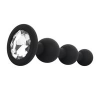 EasyToys - Beaded Anal Plug (Black)