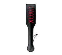 EasyToys Black Leather XOXO Paddle