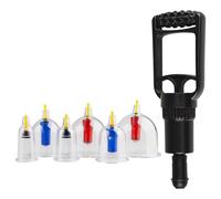 MEO® BDSM Cupping Set - 6-Piece Vacuum Cylinder Set for Nipples, Penis, and Anus