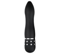 Easytoys Diamond Curved - Mini Black Wand Vibrator
