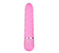 Easytoys Diamond - Twisted Rod Vibrator (Pink)