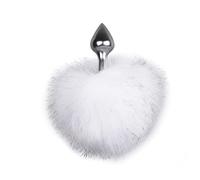 EasyToys Fetish Collection Bunny Tail Plug, Silver
