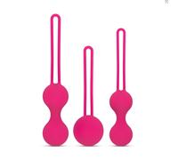 Easytoys LoveBalls - 3-Piece Kegel Ball Set (Pink)
