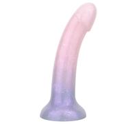 EasyToys Mermaid - glitter dildo - 15 cm (pink)