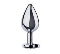 EasyToys Silver Heart Shaped Metal Buttplug