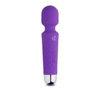 EasyToys Mini Wand - Rechargeable Massager Vibrator (Purple)