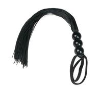 Easytoys Silicone Whip - Black Silicone Flogger