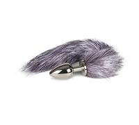 EasyToys Silver Big Fox Tail Plug