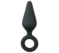 Easytoys Small Pointy Black Anal Plug