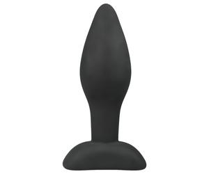 Easytoys - Small Silicone Anal Plug (Black)