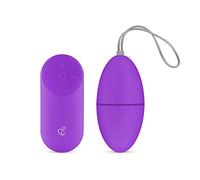 EasyToys Vibrating Egg with Wireless Remote Control - Couple Love Egg for an Exciting Foreplay- Purple