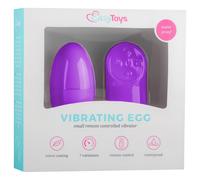 EasyToys - Wearable 7-Function Remote Control Vibrating Egg (Purple)