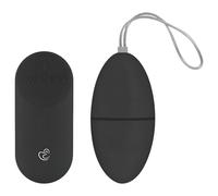 EasyToys - Wearable 7-Pattern Remote Control Vibrating Egg (Black)