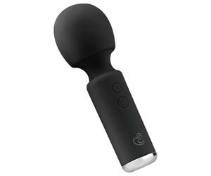 Easytoys Wonder Wand - Rechargeable Mini Massage Vibrator (Black)