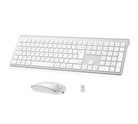 EasyTyping Rechargeable Wireless Keyboard and Mouse - Type with Ease & Double Your Efficiency - High-end Laptop Keyboard Technology -Full Size & Noiseless Design, say goodbye to typing troubles