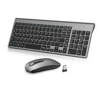 EasyTyping Wireless Keyboard and Rechargeable Mouse - Type with Ease & Double Your Efficiency - High-end Laptop Keyboard Technology -Compact Keyboard Noiseless Mouse, say goodbye to typing troubles