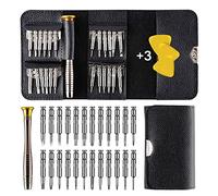 EasyULT 28 in 1 Precision Screwdriver Set, Mini Screwdriver Set, Watch Repair, Eyeglasses Repair Kit, Professional Repair Tools Kit with Portable, for PC, Tablet, Smartphone, Watch etc.