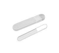EasyULT Professional Nail File, Glass Nail File with Case, Premium Double-Sided Etched Nail Files, Bona Fide Beauty Glass Fingernail File for Natural Nails, Washable