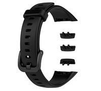 EasyULT Replacement Strap for Huawei Band 7/Huawei Band 6/ Honor Band 6, Soft Wrist Bracelet Silicone Wrist Strap Compatible for Huawei Band 7 / Band 6 / Honor Band 6 Fitness Tracker (Black)