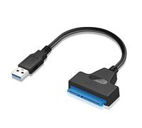 EasyULT USB 3.0 to SATA III Hard Drive Cable, Super Speed USB 3.0 vers SATA Disque Convertisseur Cable Adapter pour 2.5" SSD/HDD Drives, Supports UASP
