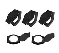 EasyULT Webcam Cover for Privacy[5-Pack], Ultra Slim Stronger Glue, Easy to Use, Robust, Privacy cover for laptop, MacBook, Cell Phone and More Accessories, Protect the privacy and security (Black)