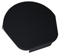 EasyVerge U Dry Verge Apex End Gable Cap - Domed Half Round, Black