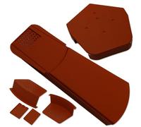 EasyVerge U Dry Verge Kit Gable Roof Edge (12 Pack) - Angled, Terracotta