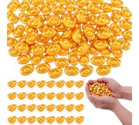 Easywiny 188 PCS Mini Gold Ingot Yuan Bao Chinese Feng Shui Coins Mini Chinese Feng Shui Figurine Collectibles Lunar New Year Coins Gold Ingot Decor for Bring Wealth Lunar New Year (Gold-188pcs)