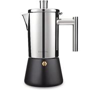 Easyworkz Diego Stovetop Espresso Maker Stainless Steel Italian Coffee Machine Maker 12cup 520ml Induction Moka Pot
