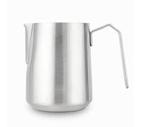 Easyworkz Espresso Steaming Pitcher Stainless Steel 600 ml Coffee Frothing Picther Milk Jug Cappuccino Latte Art Cup, Brushed Silver