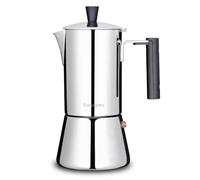 Easyworkz Pedro Stovetop Espresso Maker 4Cup 200ml Stainless Steel Italian Coffee Machine Maker Induction Moka Pot