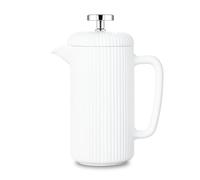 Easyworkz Porcelain French Press 1000ml Coffee Tea Maker with Stainless Steel Plunger, Ivory