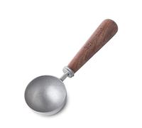Easyworkz Retro Stainless Steel Coffee Scoop with Black Walnut Handle,10g Measuring Spoon (Vintage)