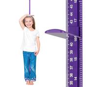 EASYXQ Growth Chart for Wall, Children Height Measurement,3D Removable Growth Height Chart,Splicing Height Ruler for Kids Baby Nursery 79 inch (Purple)