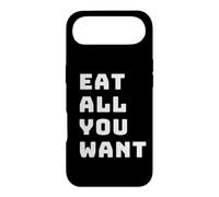 Eat All You Want Funny Buffet Food Lover's Humor Case for iPhone Air