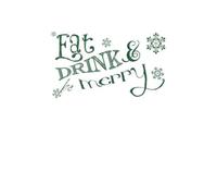 Eat and Drink Men's T-Shirt - White - XL - White