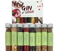 Eat.Art Gin OClock Gin Gift Set | Make Your Own Flavoured Gin | Infuse Your Christmas Craft Gin And Cocktails At Home | 8 Botanical Ingredient Kit For Women And Men