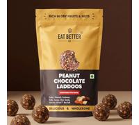 EAT BETTER CO - Better Laddoos - Peanut & Chocolate - Delicious Sugar-Free Laddoos | Energy-Bar Replacement | Dry-Fruit Laddoo | High Protein and Instant Energy - Pack of 20 Super Saver