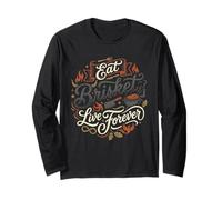 Eat Brisket Live Forever Barbecue Barbeque Gift Ideas Long Sleeve T-Shirt