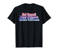 Eat Cereal, Wear Pajamas, Watch Cartoons - 80s Saturday T-Shirt