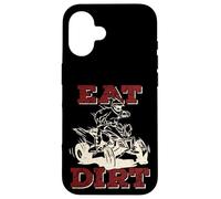 Eat Dirt Cool ATV Quad Driver Gift Quad Bike Case for iPhone 16