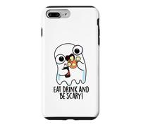 Eat Drink And Be Scary Funny Ghost Pun Case for iPhone 7 Plus/8 Plus