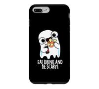Eat Drink And Be Scary Funny Ghost Pun Case for iPhone 7 Plus/8 Plus
