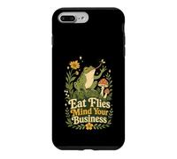Eat Flies Mind Your Business Frog Mushroom Garden Case for iPhone 7 Plus/8 Plus